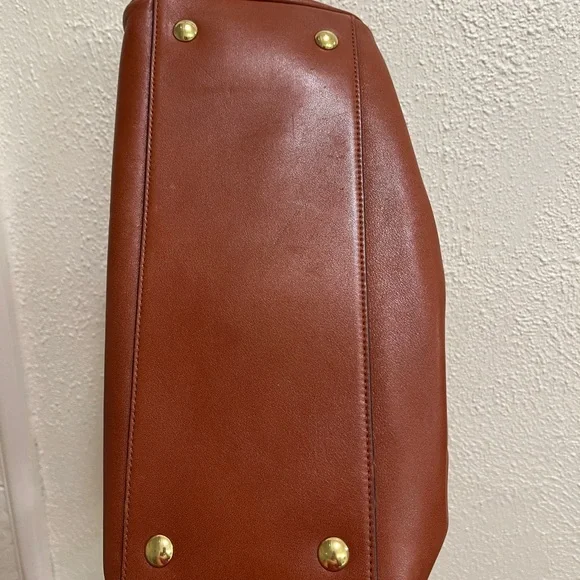 Coach Brown Legacy Haley Leather Handbag - Picture 11 of 12